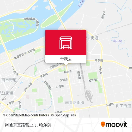 网通东直路营业厅地图