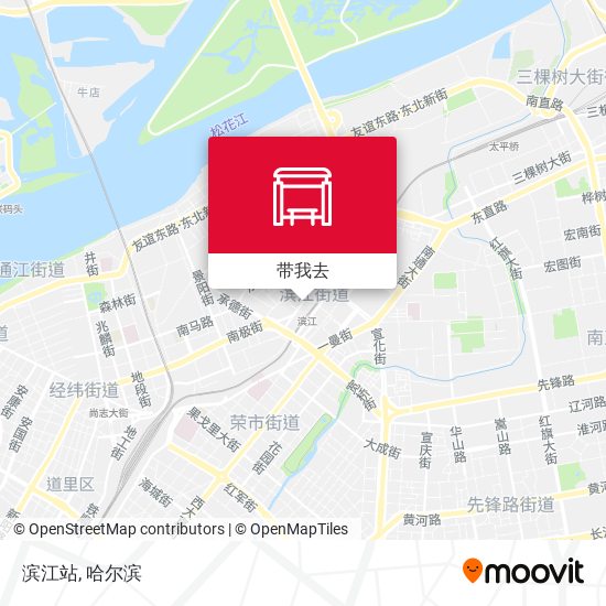 滨江站地图