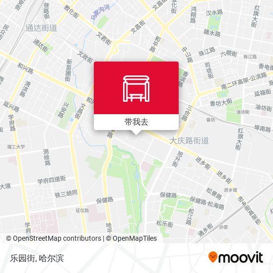 乐园街地图