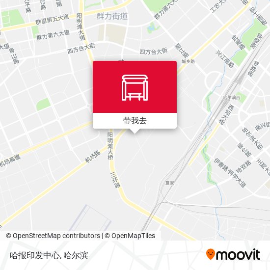 哈报印发中心地图