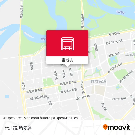 松江路地图