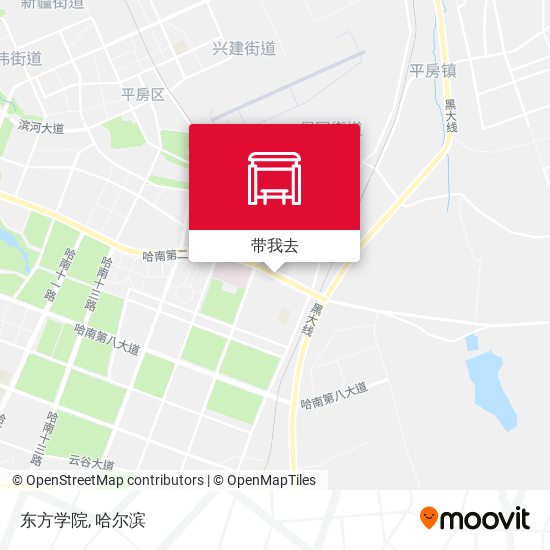 东方学院地图