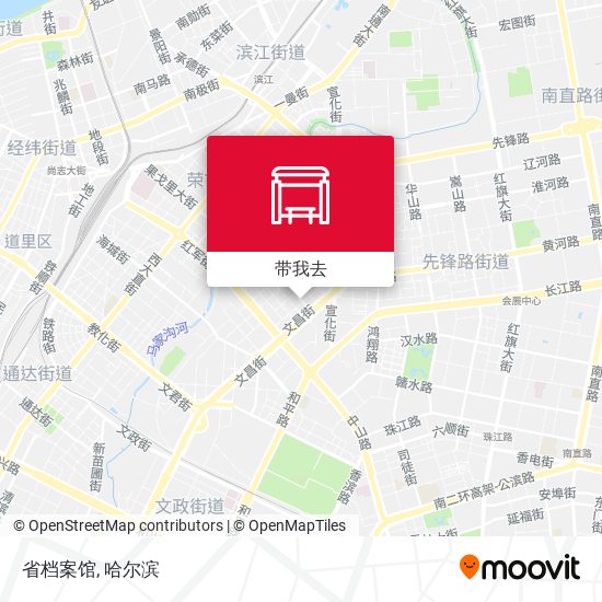 省档案馆地图