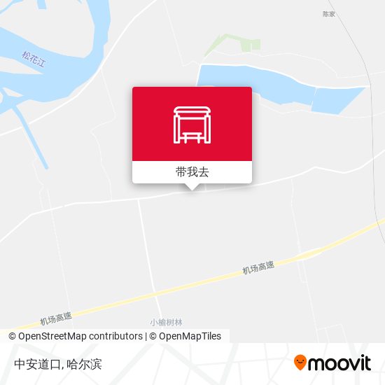 中安道口地图