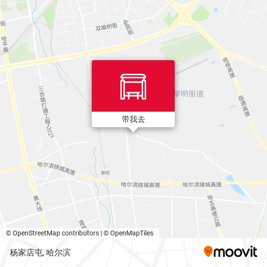 杨家店屯地图
