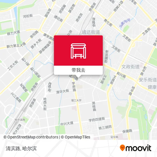 清滨路地图