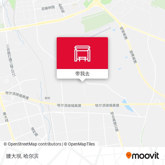 腰大坝地图
