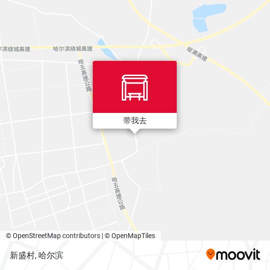 新盛村地图