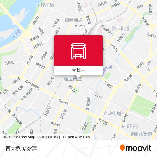 西大桥地图