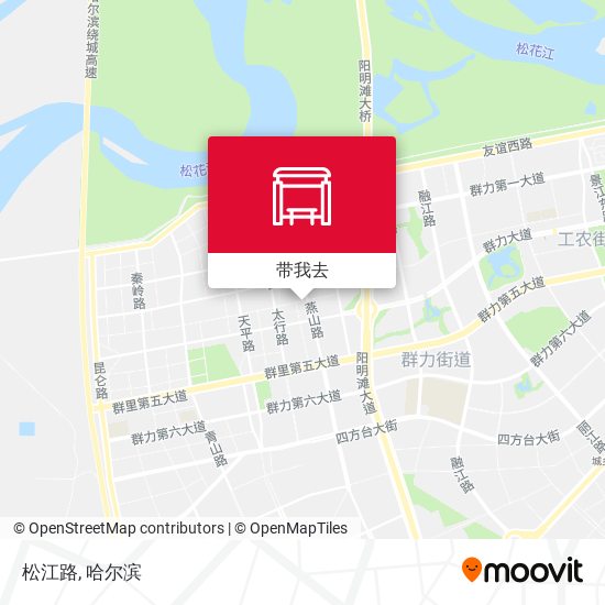 松江路地图