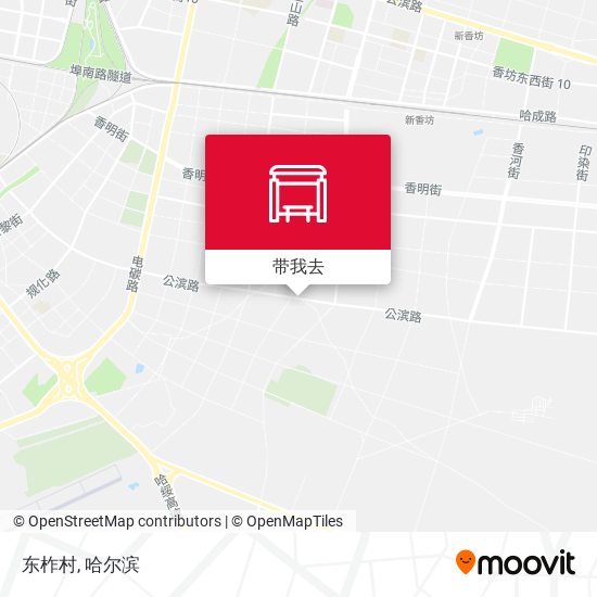 东柞村地图