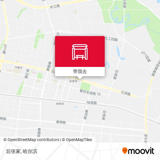 后张家地图