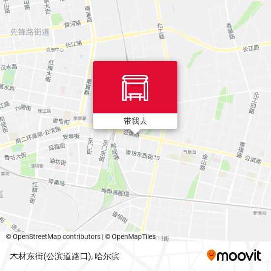 木材东街(公滨道路口)地图