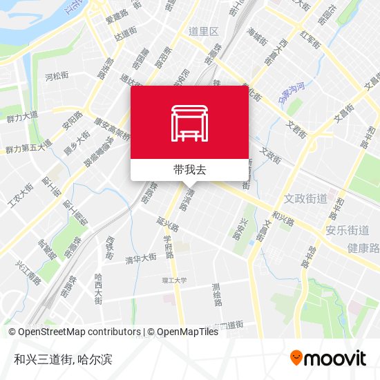 和兴三道街地图