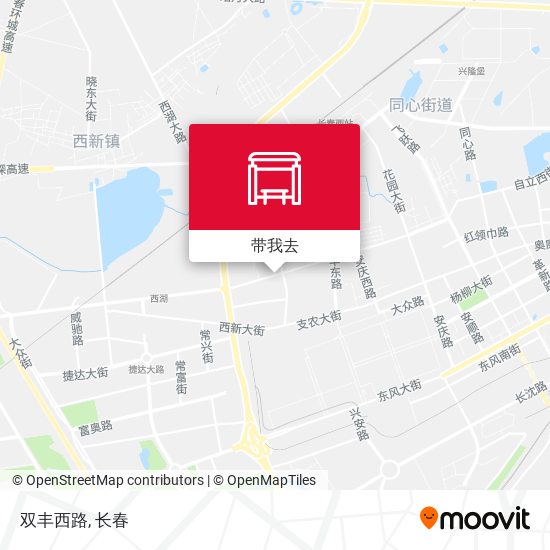 双丰西路地图