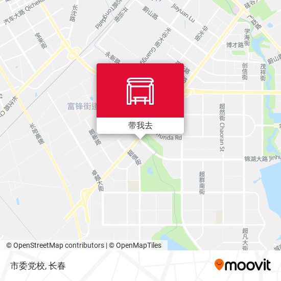 市委党校地图
