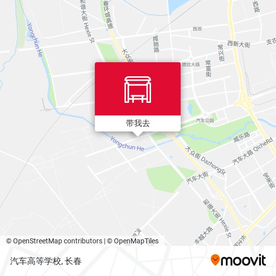 汽车高等学校地图