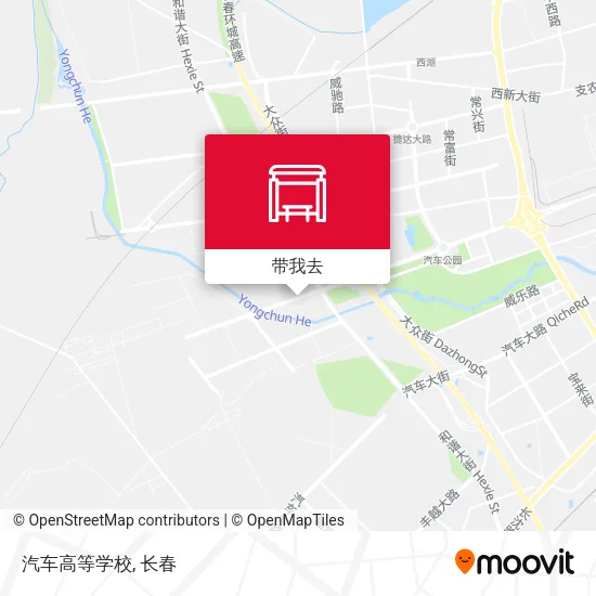 汽车高等学校地图