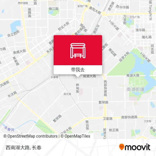 西南湖大路地图