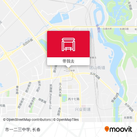 市一二三中学地图