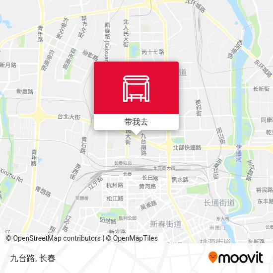 九台路地图