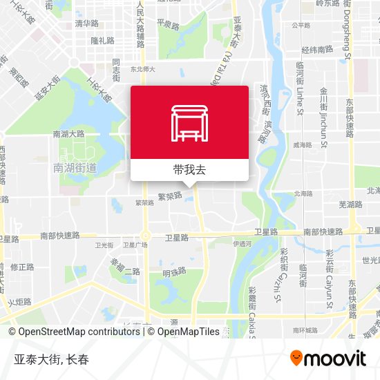 亚泰大街地图