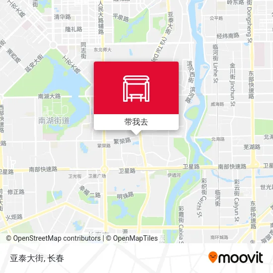 亚泰大街地图