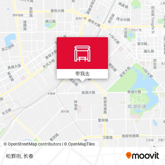 松辉街地图