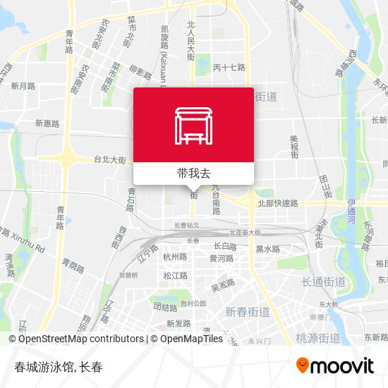春城游泳馆地图