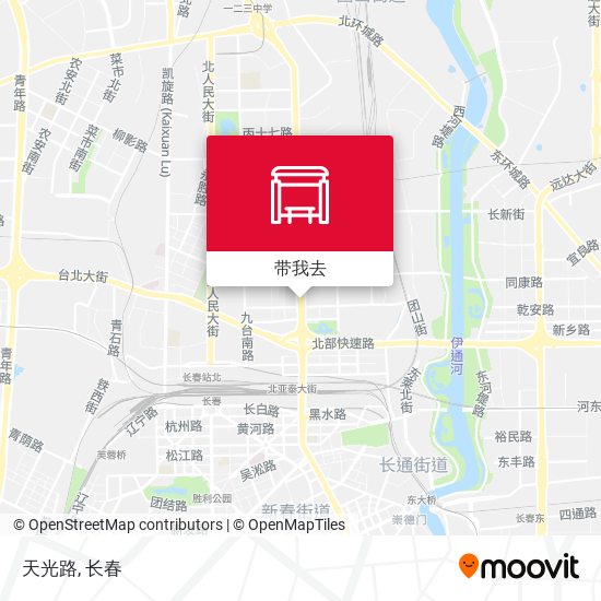 天光路地图