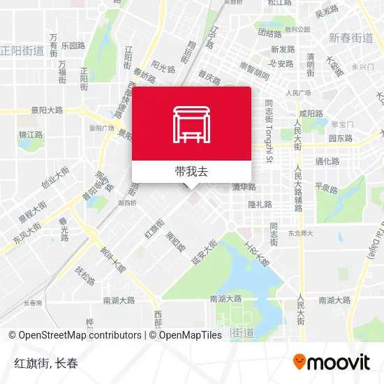 红旗街地图