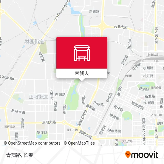 青蒲路地图
