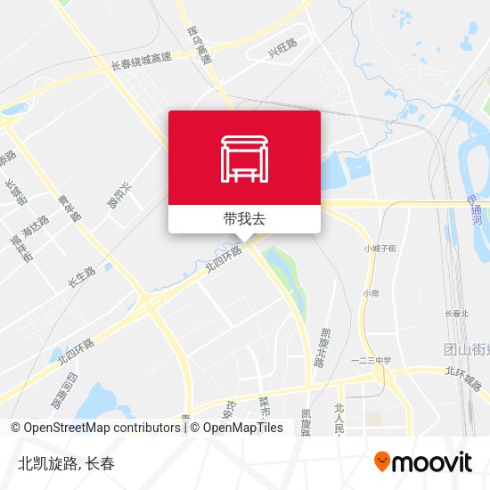 北凯旋路地图