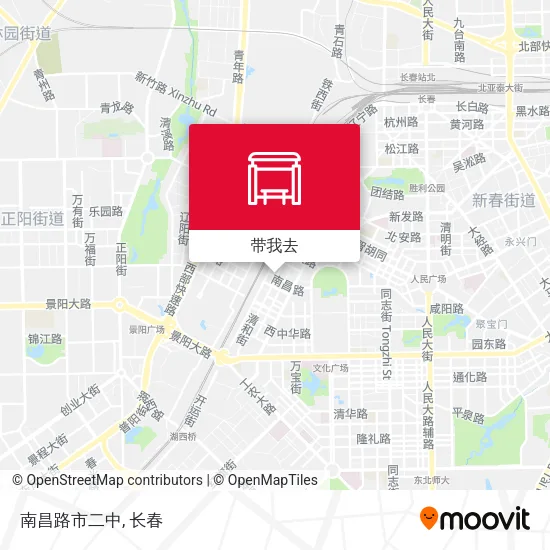 南昌路市二中地图