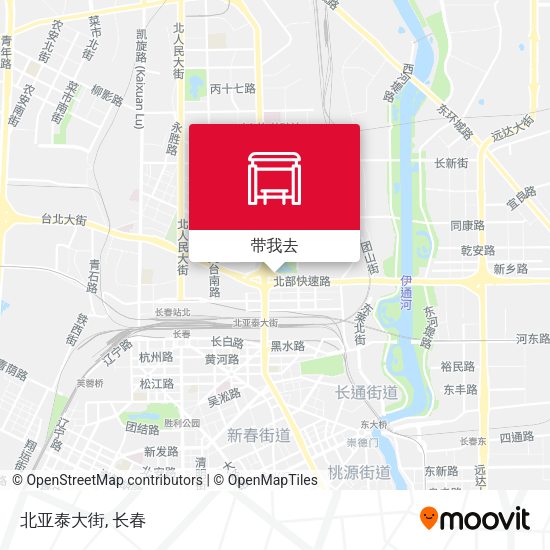 北亚泰大街地图