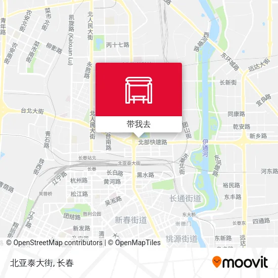 北亚泰大街地图