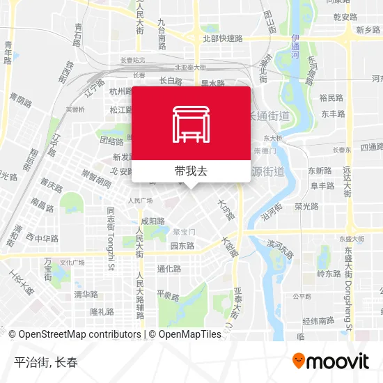 平治街地图
