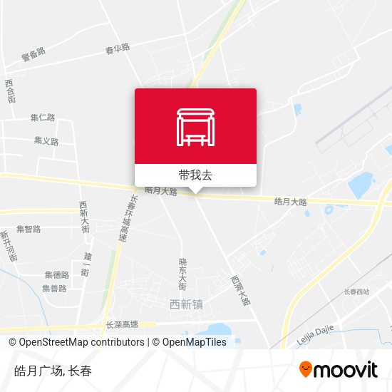 皓月广场地图