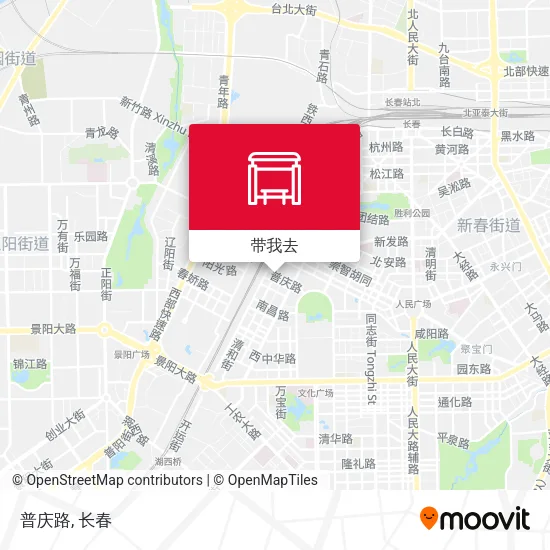 普庆路地图