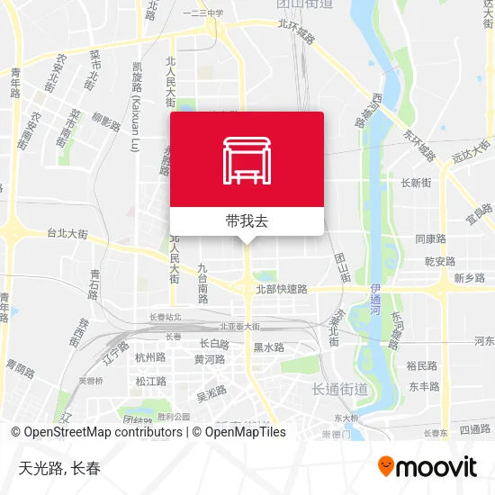 天光路地图