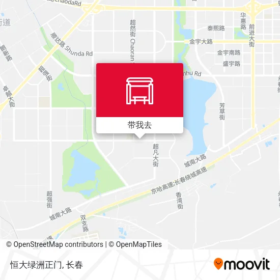 恒大绿洲正门地图
