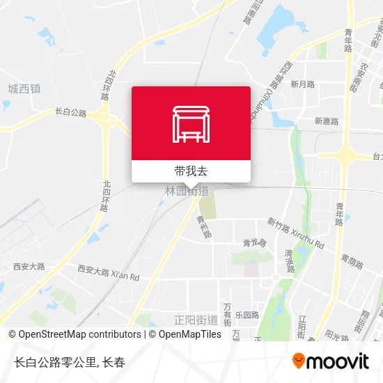 长白公路零公里地图