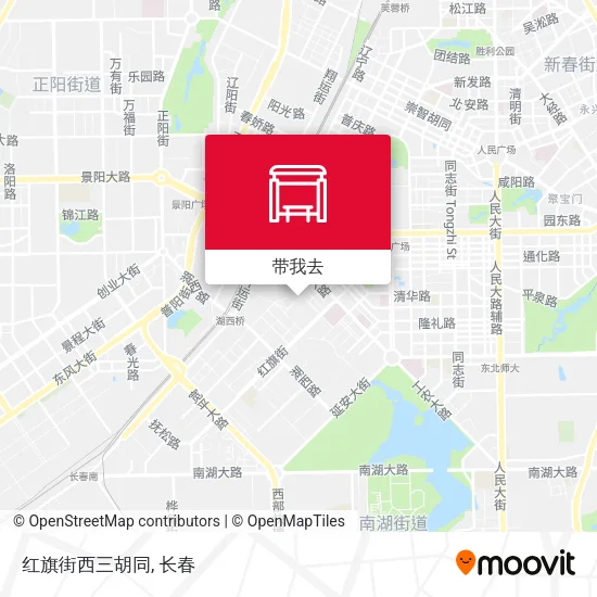 红旗街西三胡同地图