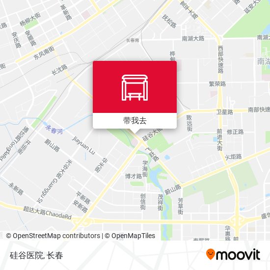 硅谷医院地图