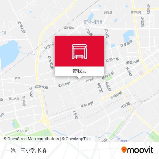 一汽十三小学地图