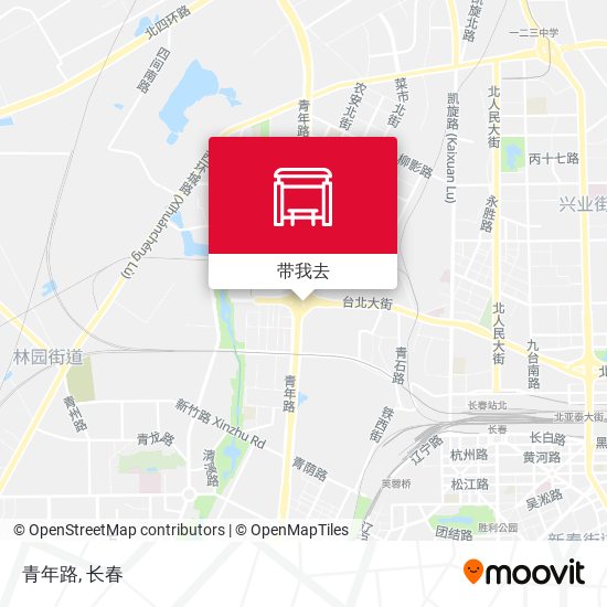 青年路地图