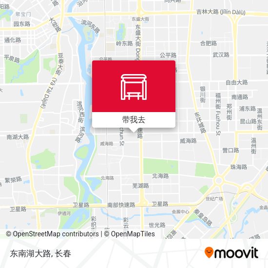 东南湖大路地图