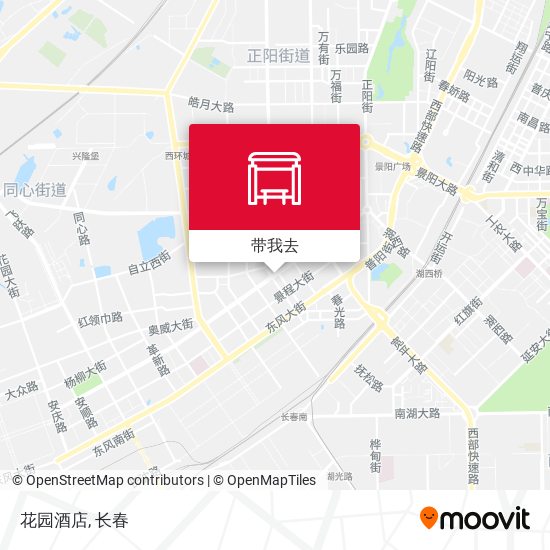 花园酒店地图