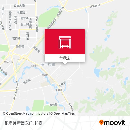 银阜路新园东门地图