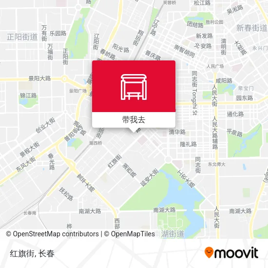 红旗街地图